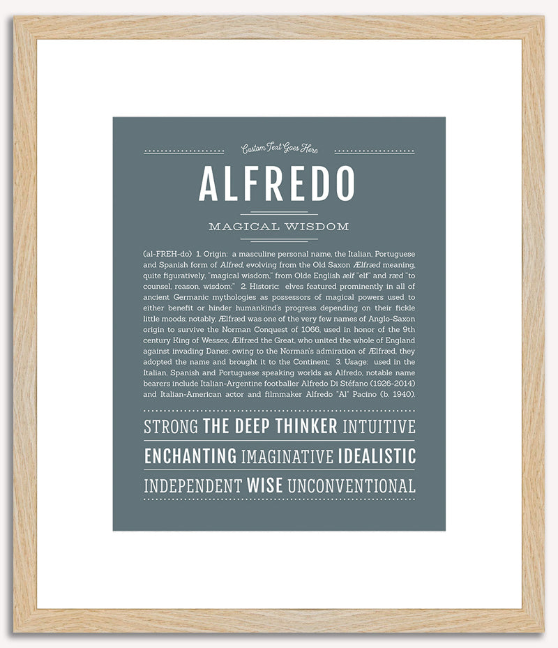 Alfredo | Name Art Print