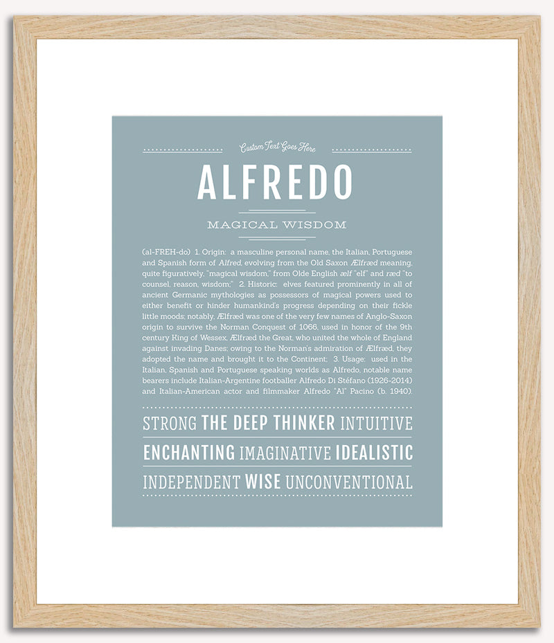 Alfredo | Name Art Print