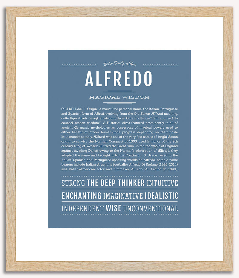 Alfredo | Name Art Print