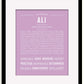 Frame Options | Lilac | Black Frame, Matted