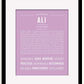 Frame Options | Lilac | Black Frame, Matted