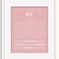 Frame Options | Dusty Rose | White Frame, Matted