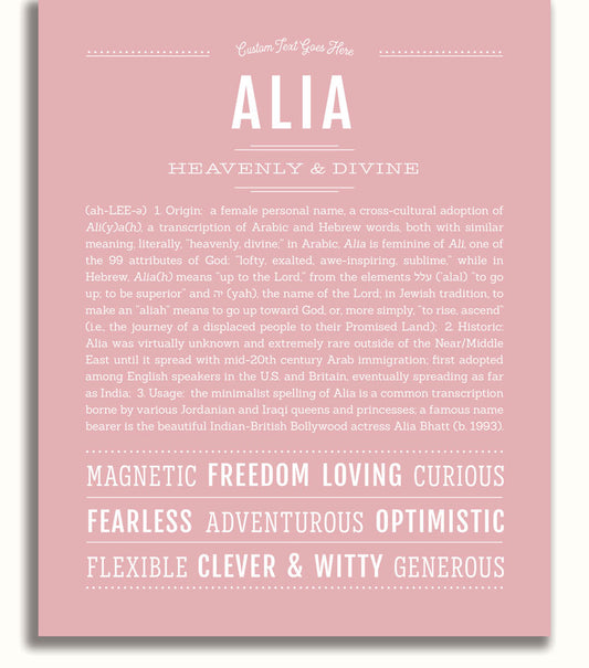 Frame Options | Dusty Rose | No Frame