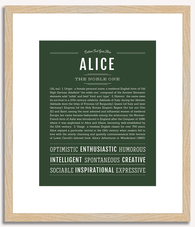 Alice | Name Art Print