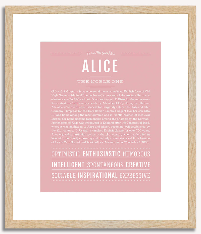 Alice | Name Art Print