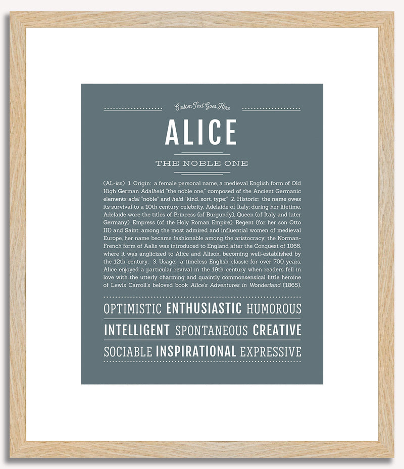 Alice | Name Art Print