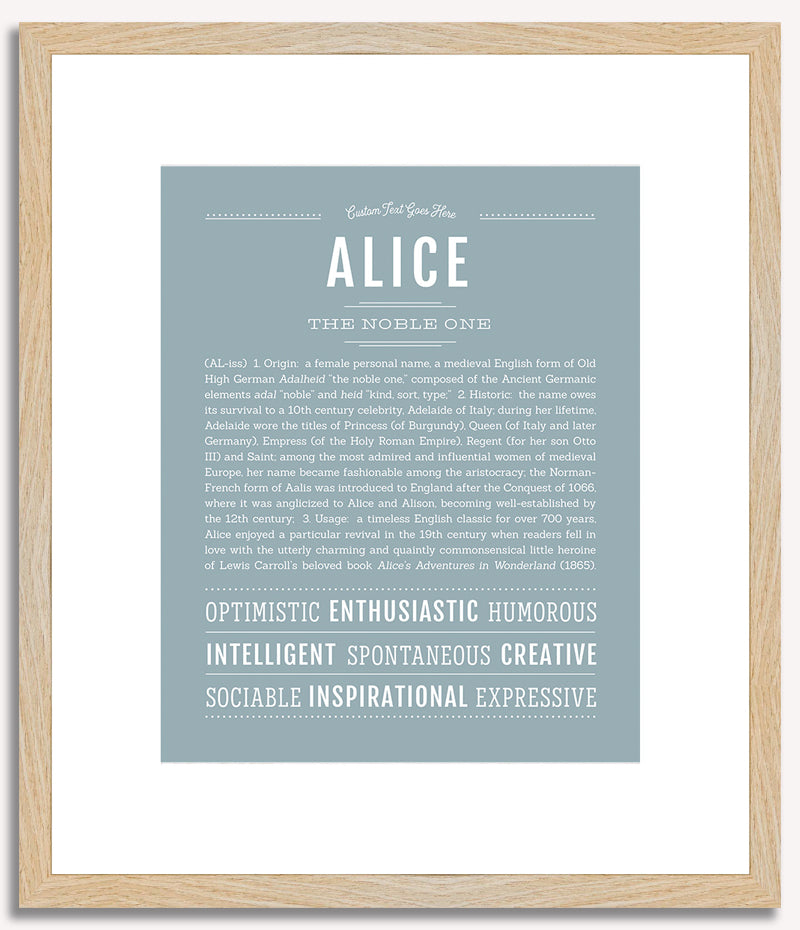 Alice | Name Art Print