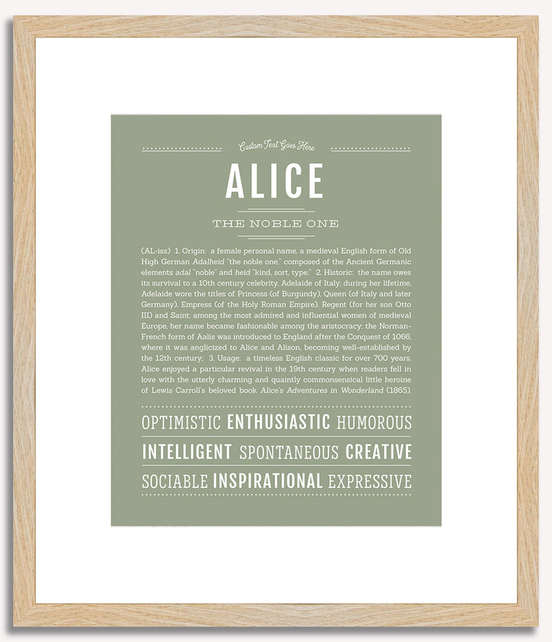 Alice | Name Art Print