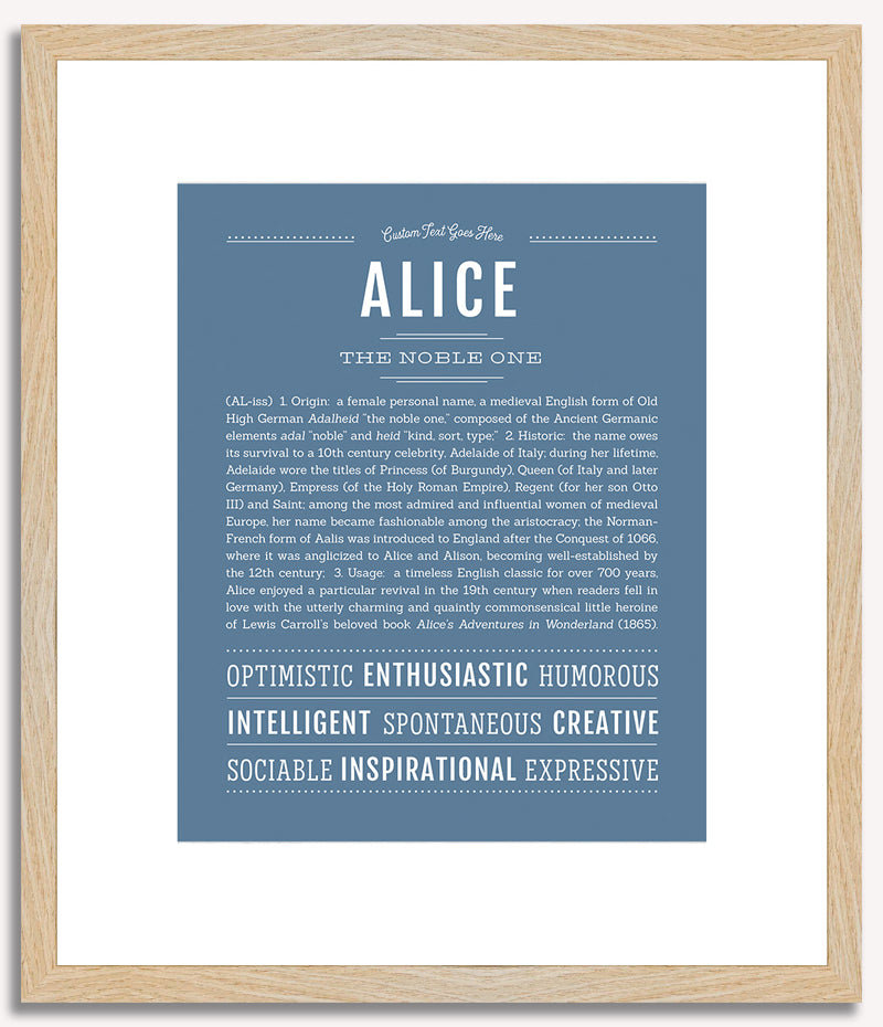 Alice | Name Art Print