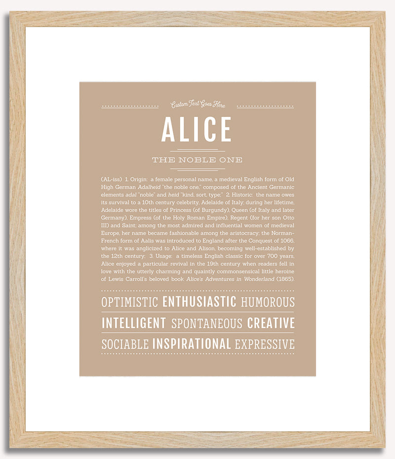 Alice | Name Art Print