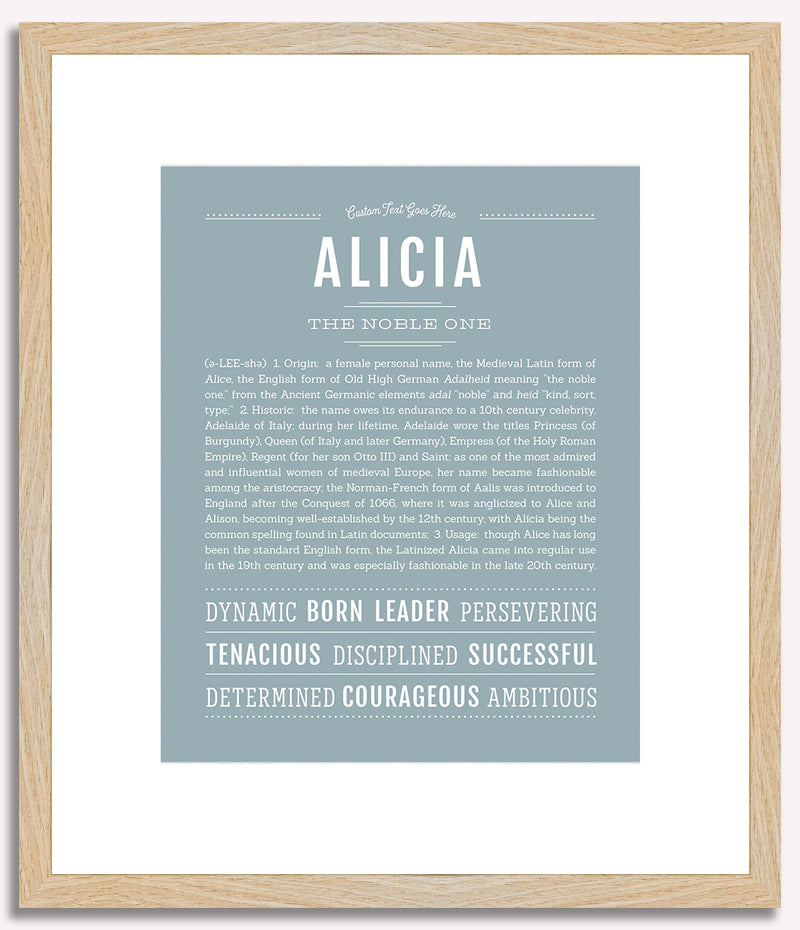 Alicia | Name Art Print