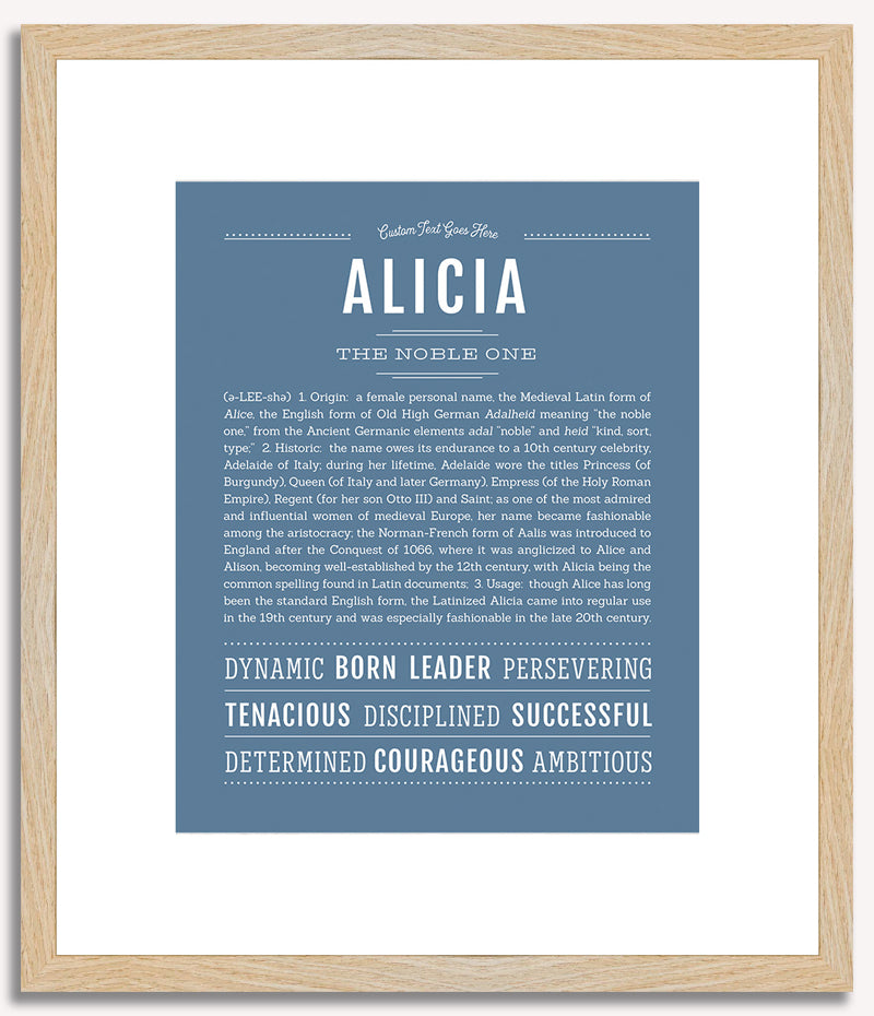 Alicia | Name Art Print