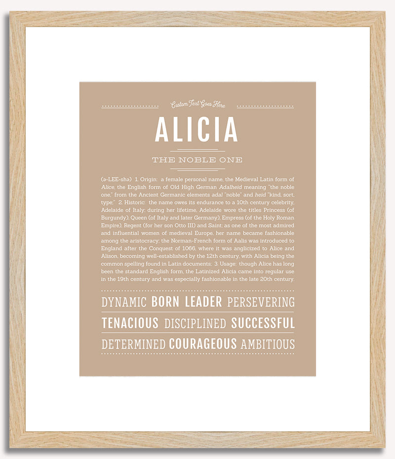 Alicia | Name Art Print