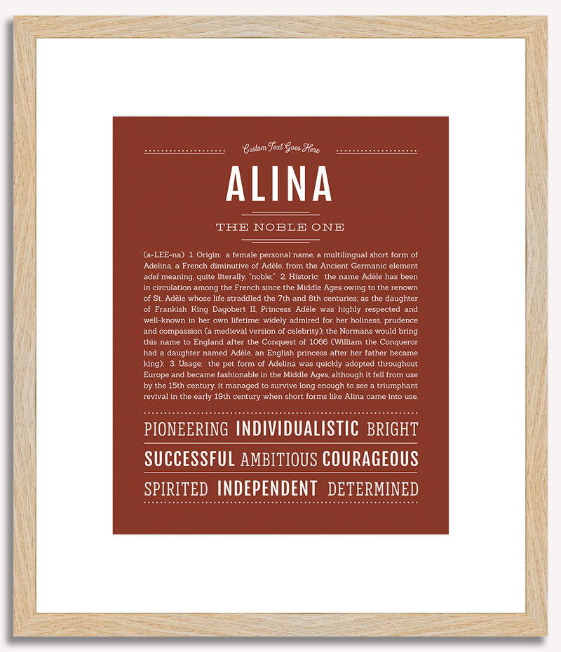 Alina | Name Art Print