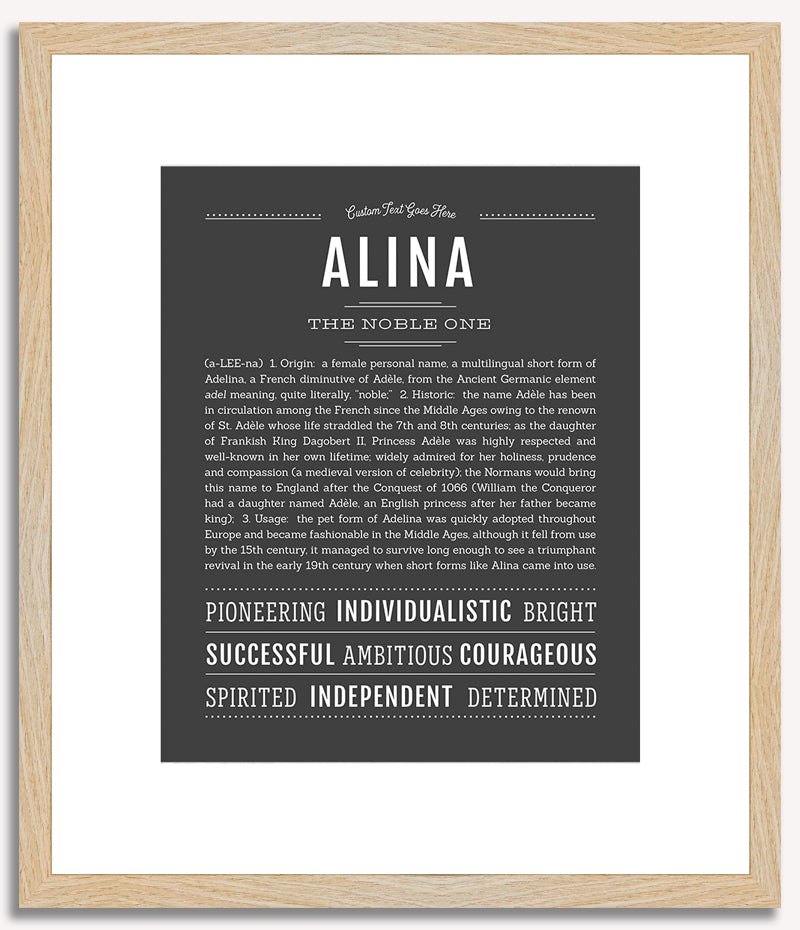 Alina | Name Art Print