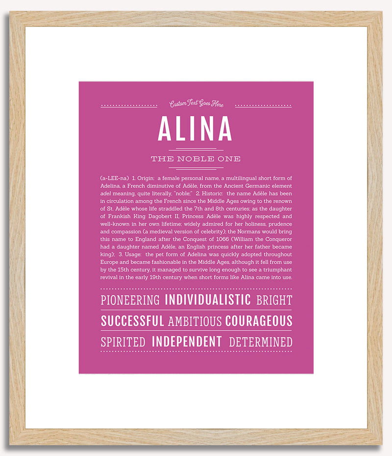 Alina | Name Art Print