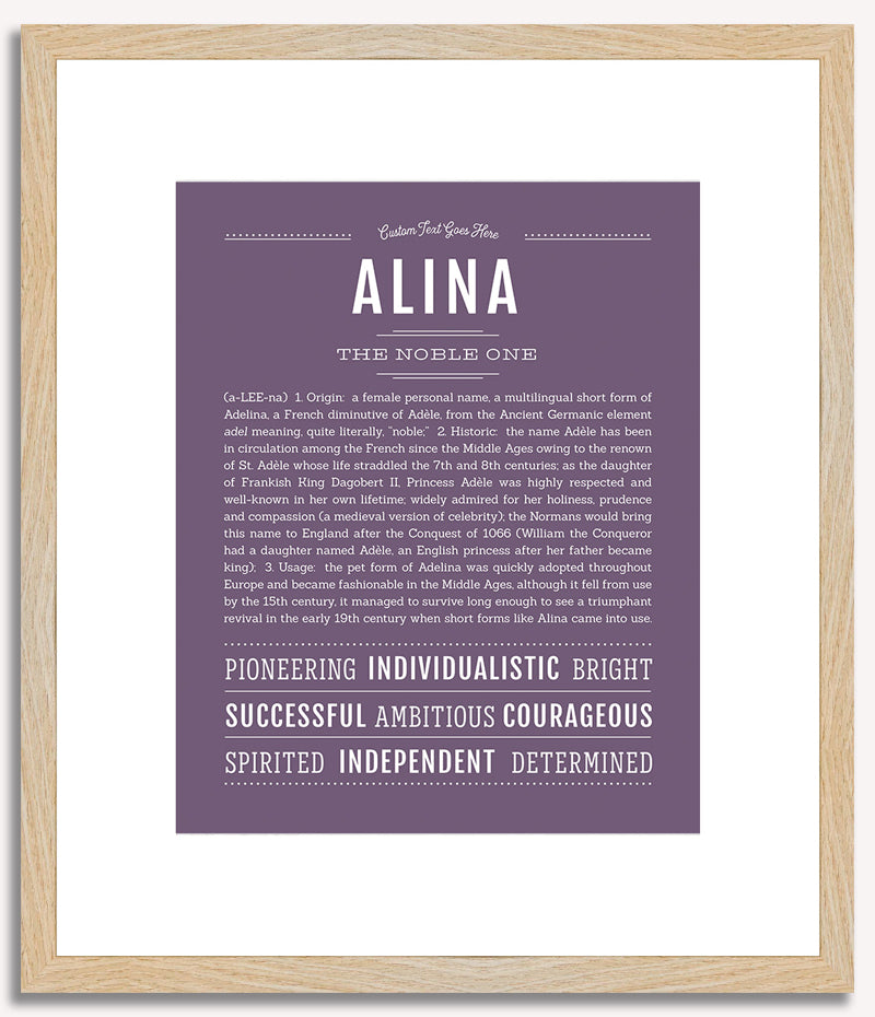 Alina | Name Art Print