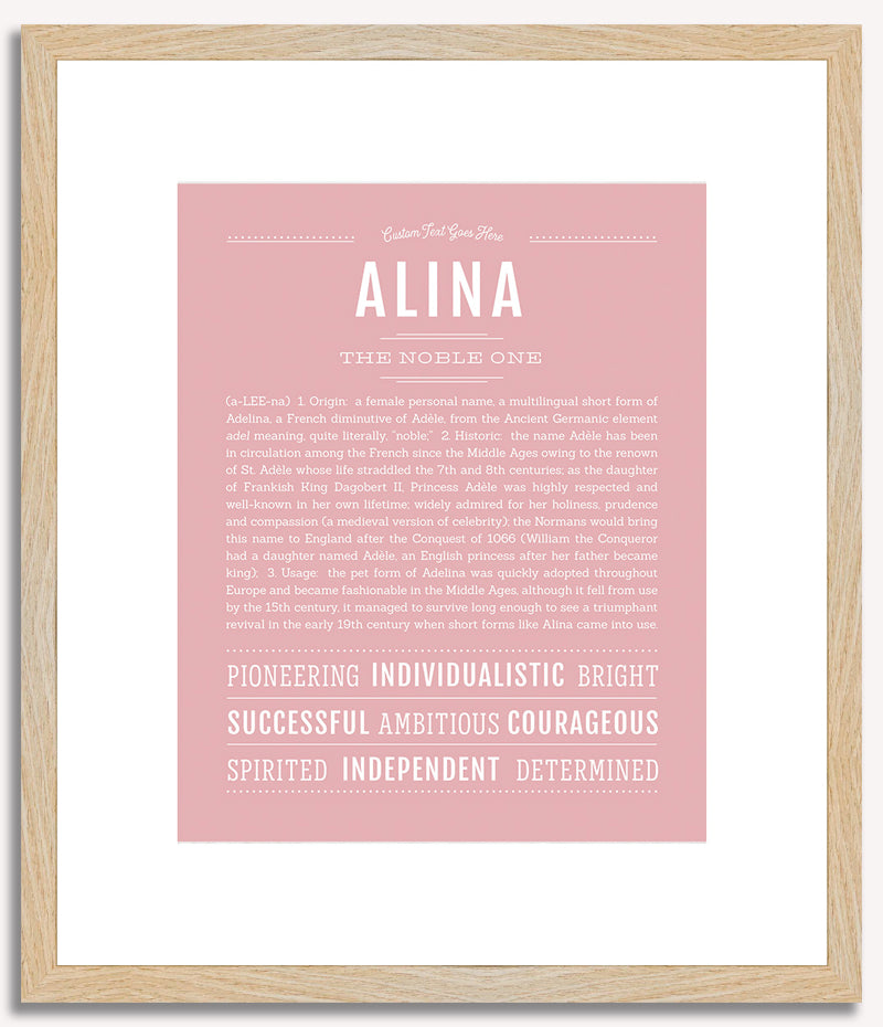 Alina | Name Art Print