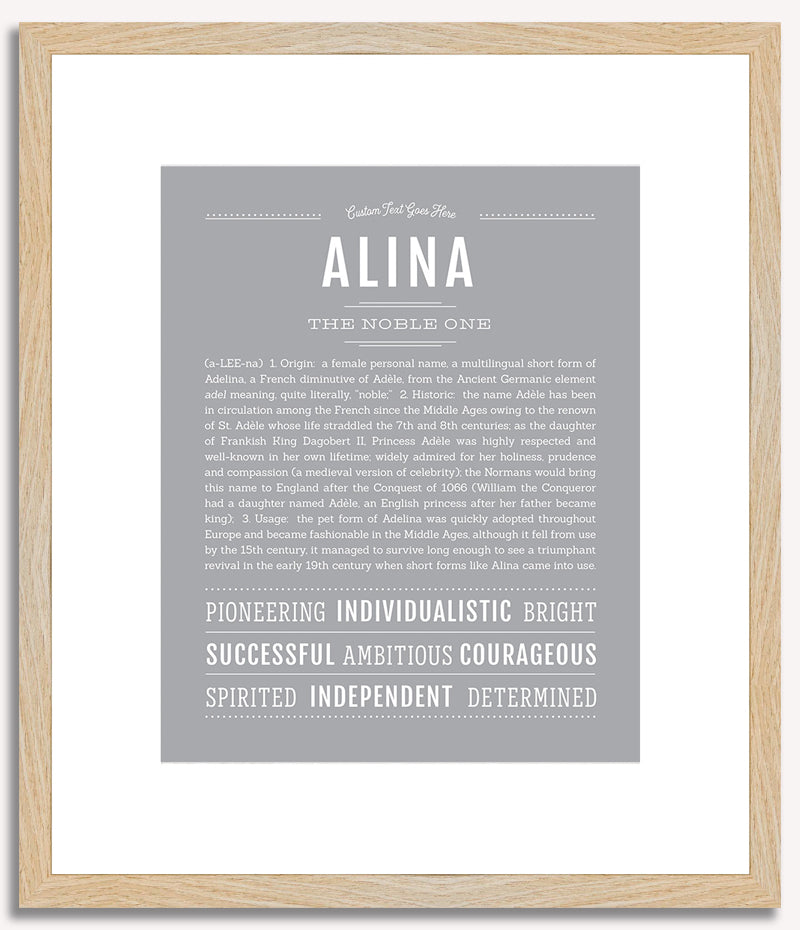 Alina | Name Art Print