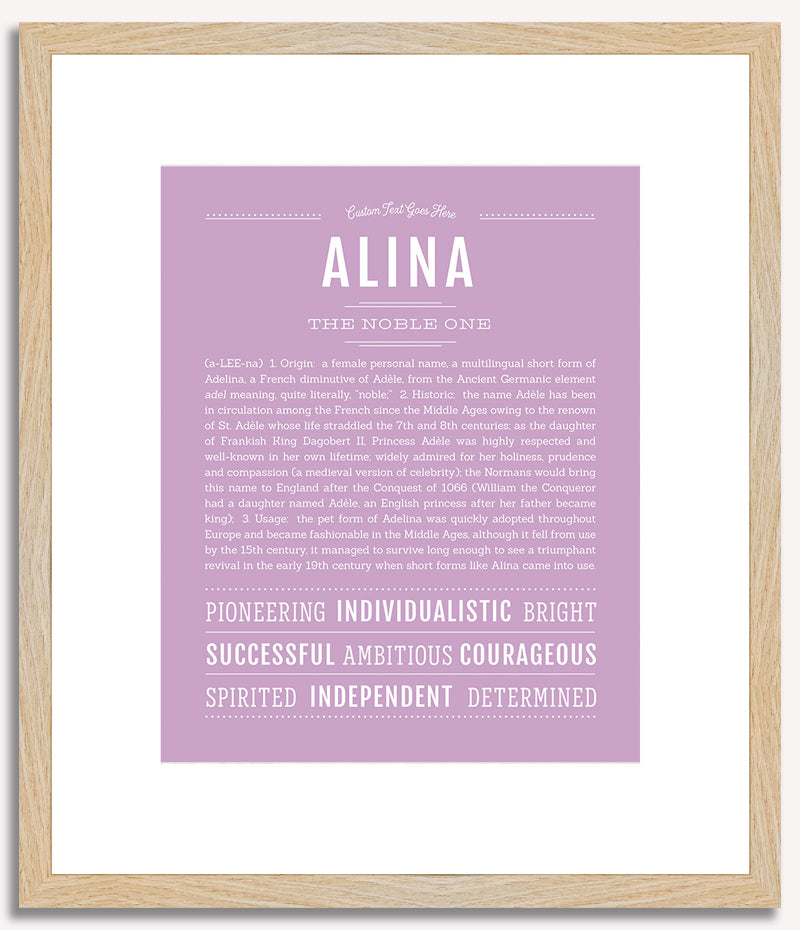 Alina | Name Art Print