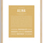 Alina | Name Art Print