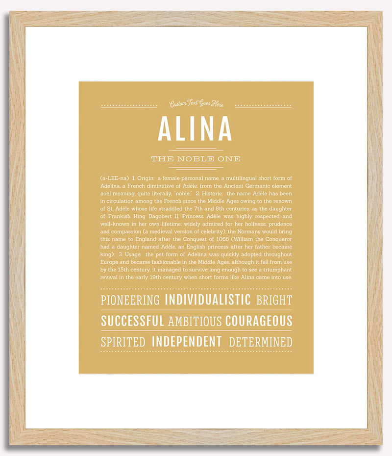 Alina | Name Art Print