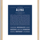 Alina | Name Art Print