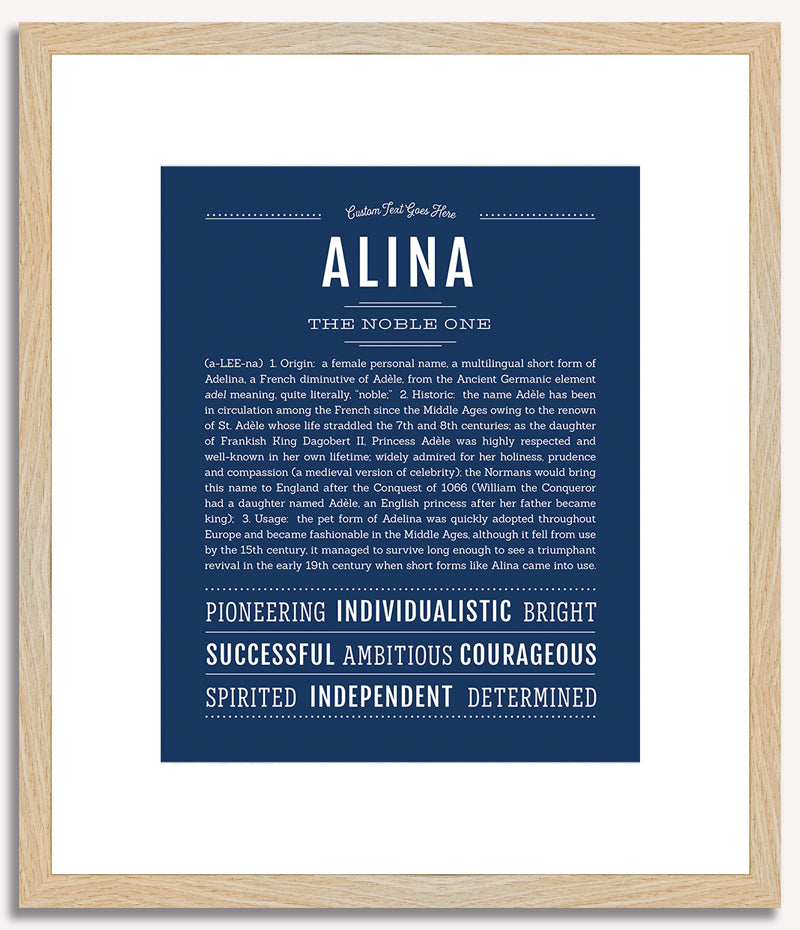 Alina | Name Art Print