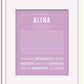 Frame Options | Lilac | White Frame, Matted