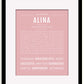 Frame Options | Dusty Rose | Black Frame, Matted