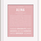 Frame Options | Dusty Rose | White Frame, Matted