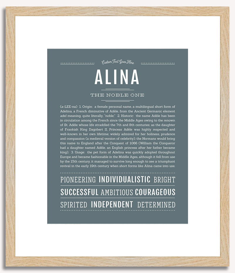 Alina | Name Art Print