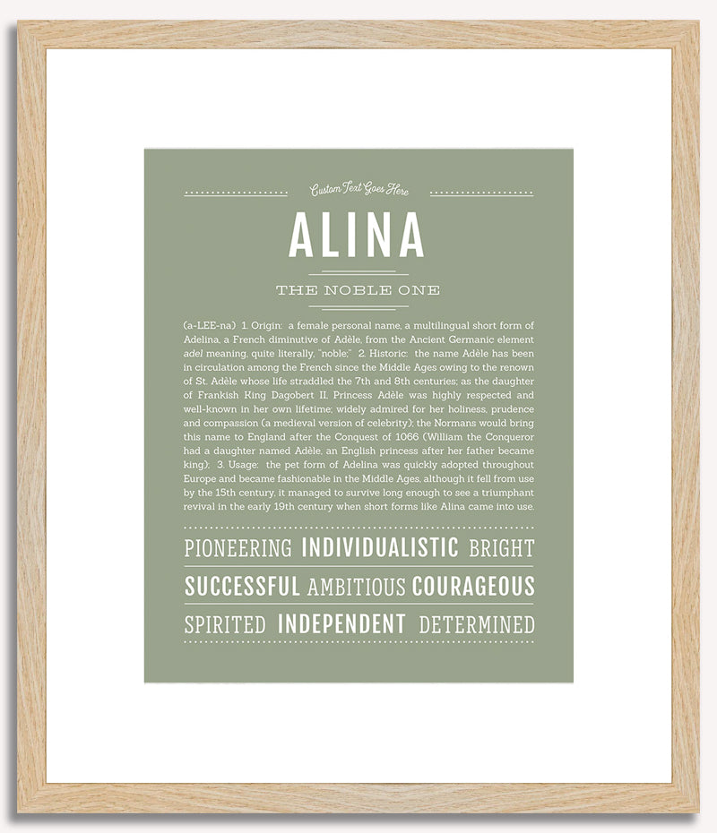 Alina | Name Art Print