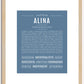 Alina | Name Art Print