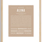 Alina | Name Art Print