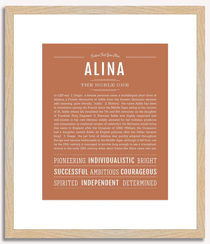 Alina | Name Art Print