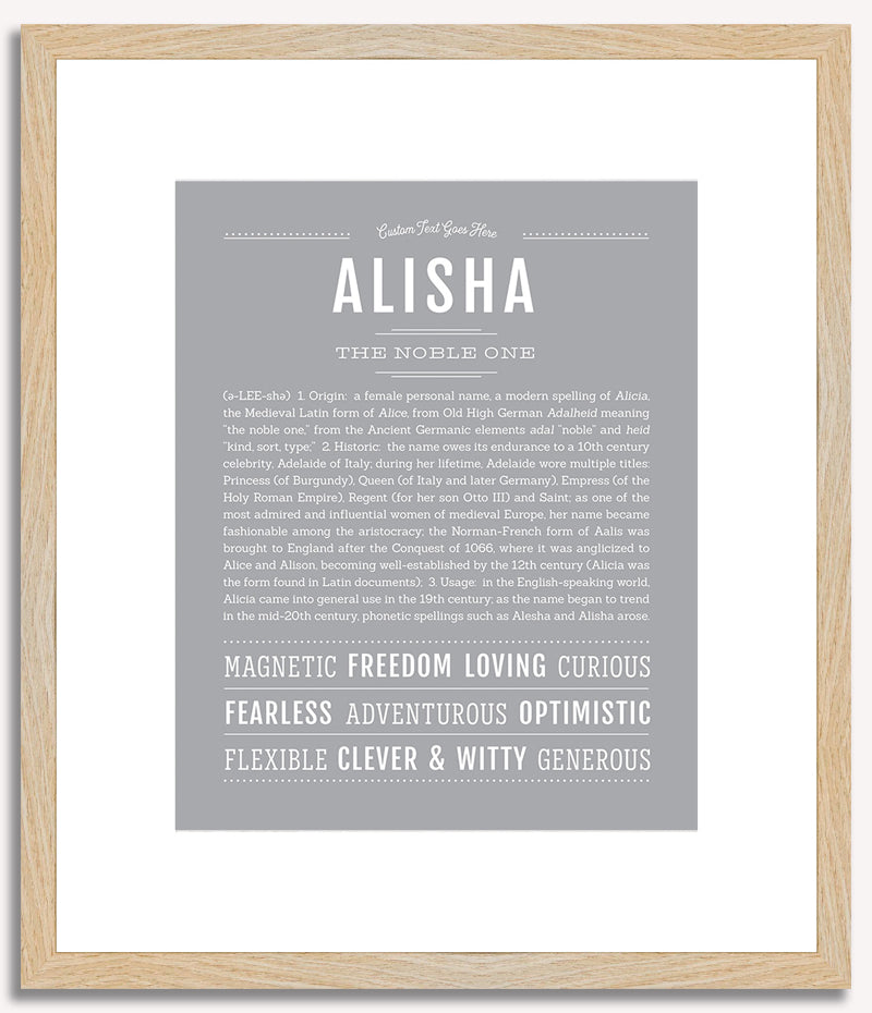 Alisha | Name Art Print