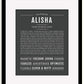 Frame Options | Charcoal Gray | Black Frame, Matted