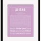 Frame Options | Lilac | Black Frame, Matted