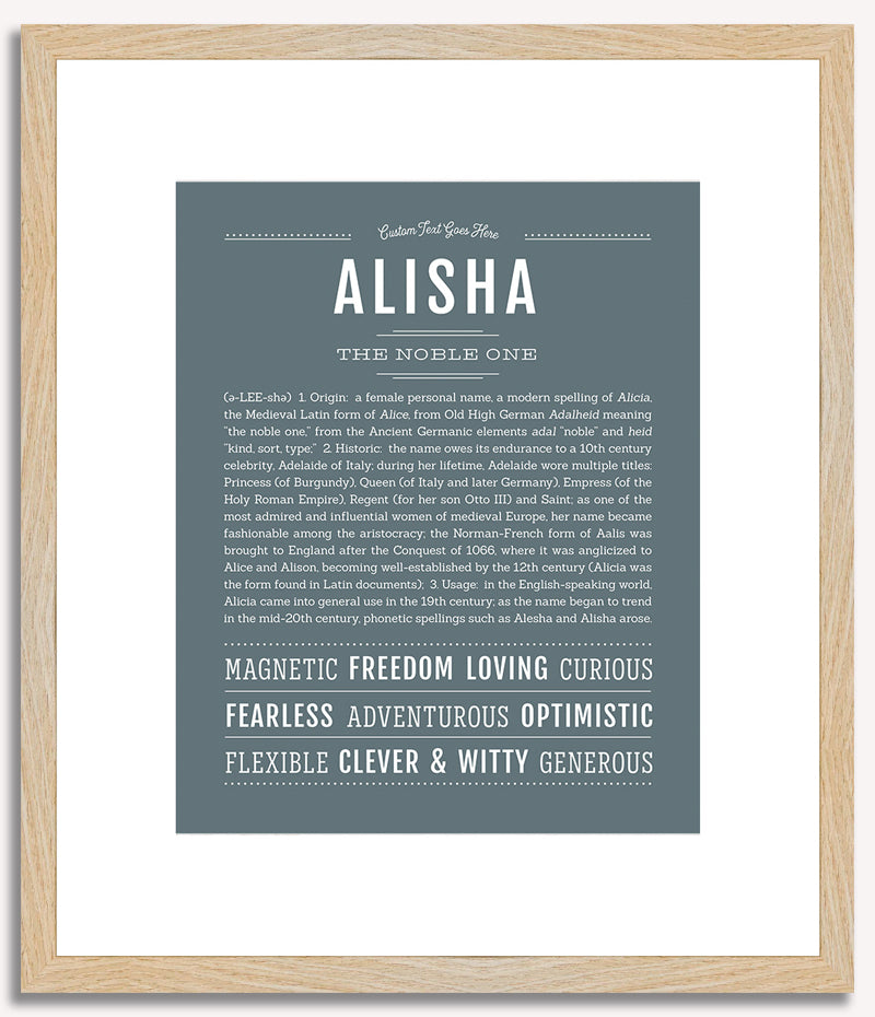 Alisha | Name Art Print