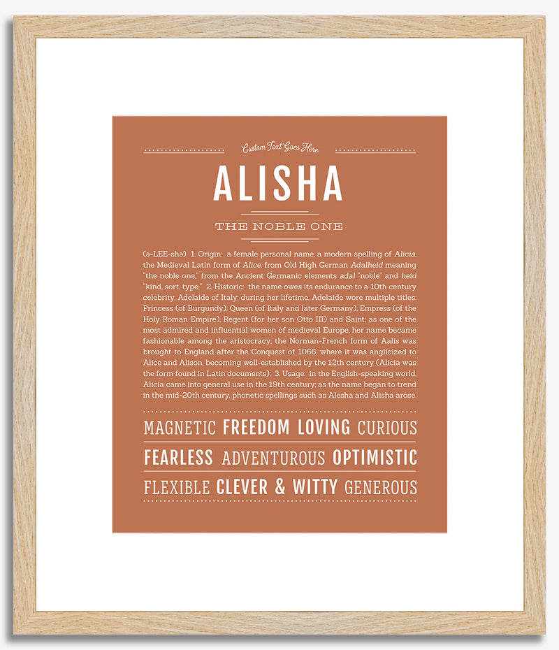 Alisha | Name Art Print