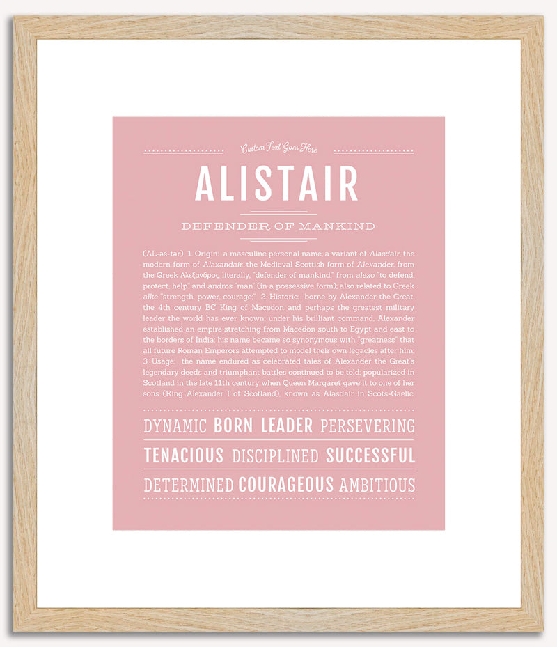 Alistair | Name Art Print