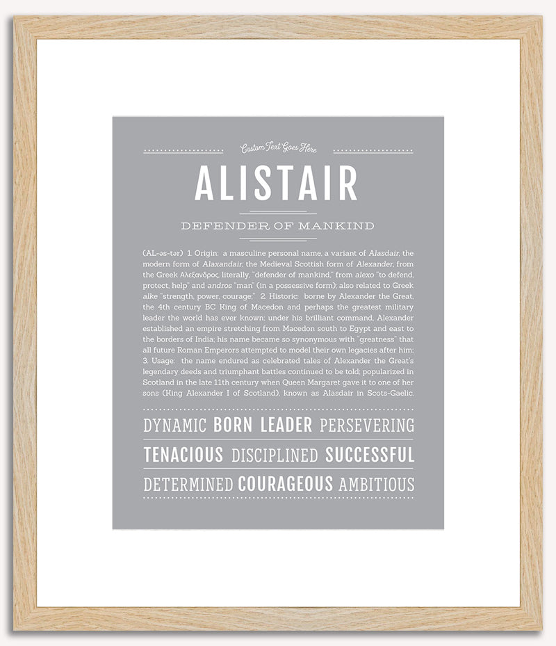 Alistair | Name Art Print