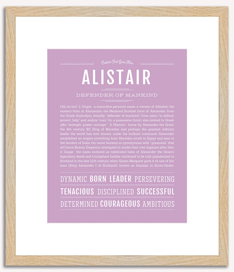 Alistair | Name Art Print