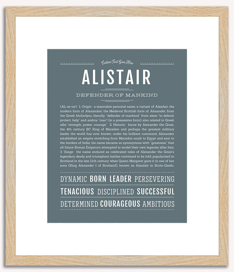 Alistair | Name Art Print