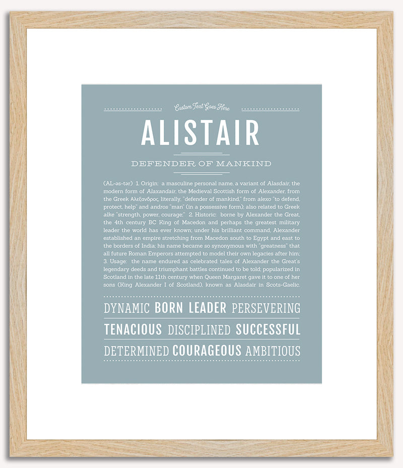 Alistair | Name Art Print