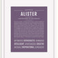 Frame Options | Deep Purple | White Frame, Matted