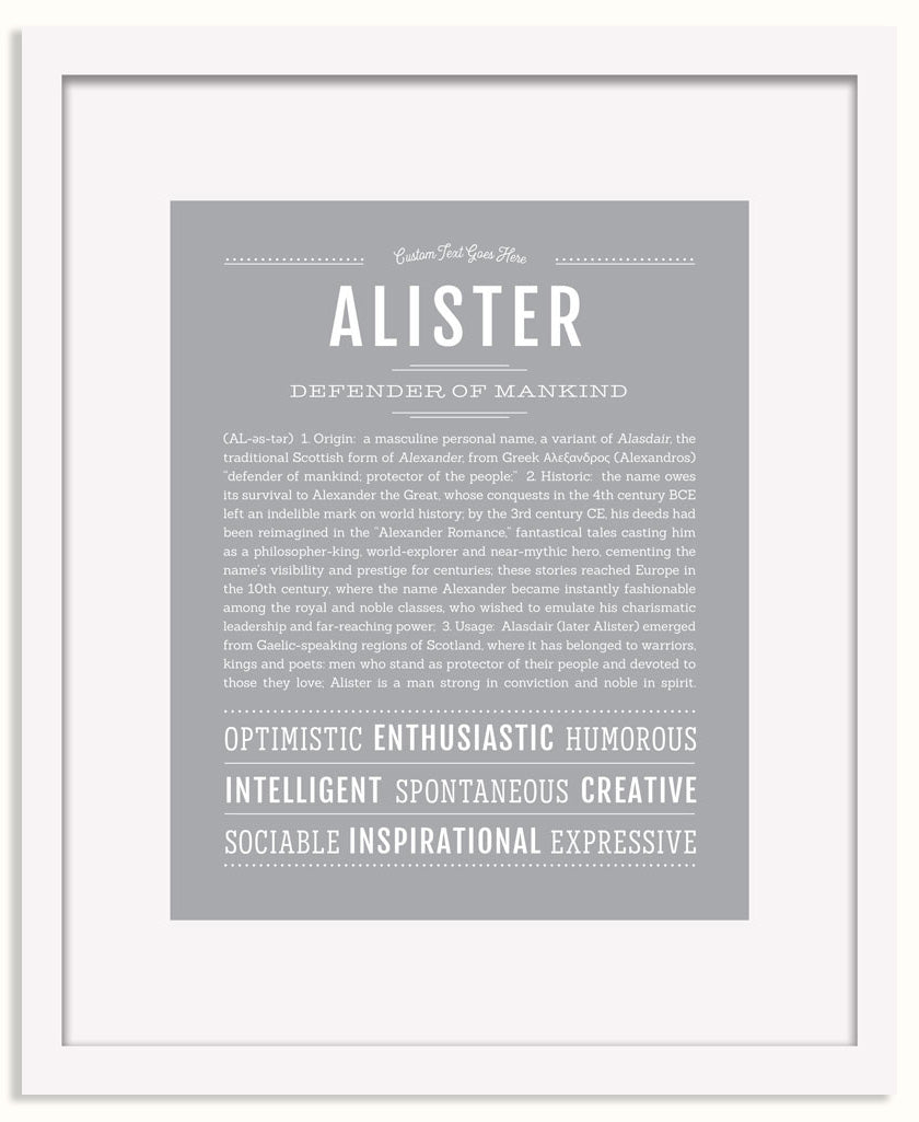 Frame Options | Light Gray | White Frame, Matted