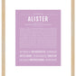 Frame Options | Lilac | Maple Frame, Matted