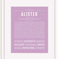 Frame Options | Lilac | White Frame, Matted